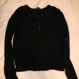 brandy melville black long sleeve